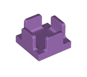LEGO Medium Lavender Container 2 x 2 x 1 Half Bottom Box (3130)