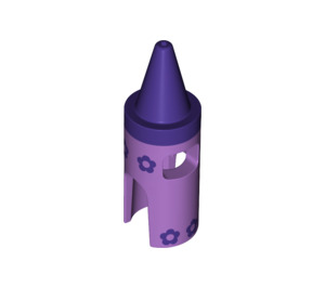 LEGO Medium Lavender Crayon Costume Head Cover  (49386)