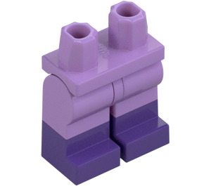 LEGO Medium Lavendel Crayon Flicka Minifigur Höfter och ben (3815 / 21019)