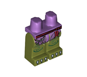 LEGO Mittlerer Lavendel Crooler Minifigure Hüften und Beine (3815 / 12832)