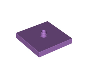 LEGO Medium Lavender Duplo Turntable 4 x 4 Base with Flush Surface (92005)