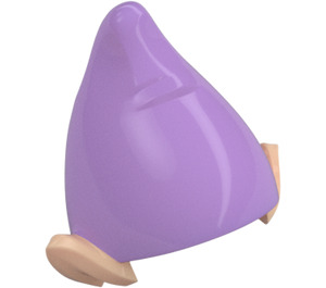 LEGO Medium Lavender Elf Hat with Light Flesh Ears (109149)