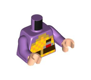 LEGO Lavande moyenne Fin Warrior Minifig Torse (973 / 76382)