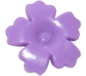 LEGO Medium Lavender Flower with Serrated Petals with Small Pin (93080)