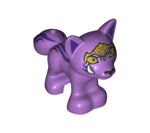 LEGO Medium Lavender Fox with Gold Crown (19532 / 69670)