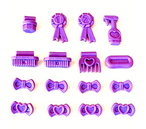 LEGO Medium Lavender Friends Animal Accessories (92355 / 96392)