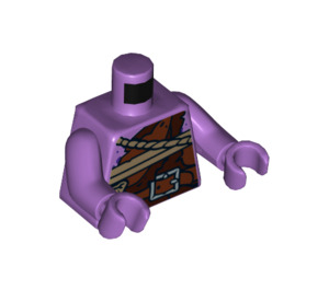 LEGO Medium Lavender Gleck Minifig Torso (973 / 76382)