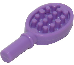 LEGO Medium Lavendel Hairbrush med Hjärta (93080)