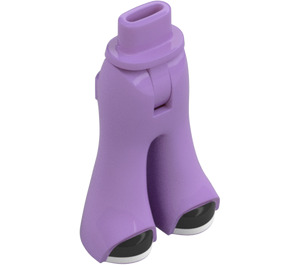 LEGO Medium Lavender Hips with Flared Trousers with Black and White shoes (106085)