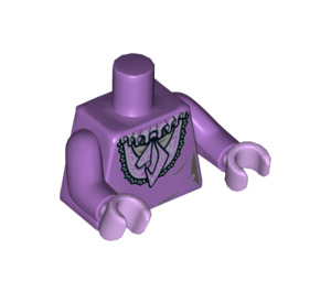 LEGO Medium Lavendel Library Spöke Minifigur Kropp (973 / 76382)