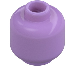 LEGO Medium Lavender Minifigure Head (Recessed Solid Stud) (3274 / 3626)