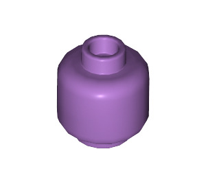 LEGO Medium Lavender Minifigure Head (Recessed Solid Stud) (3274 / 3626)