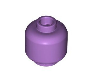 LEGO Mittlerer Lavendel Minifigure Kopf (Sicherheitsbolzen) (3626 / 88475)