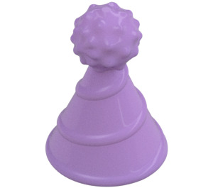 LEGO Medium lavendel Party Hoed met Klein Pin (24131)