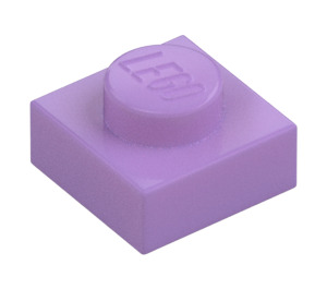 LEGO Mittlerer Lavendel Platte 1 x 1 (3024 / 30008)