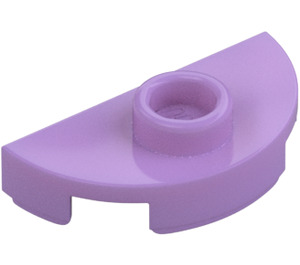 LEGO Medium lavendel Plaat 1 x 2 Rond Semicircle (1745)