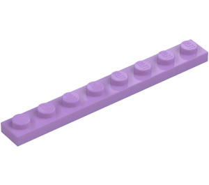 LEGO Lavanda medio Placa 1 x 8 (3460)