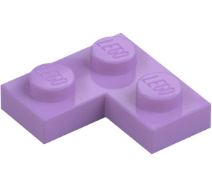 LEGO Medium lavendel Plaat 2 x 2 Hoek (2420)