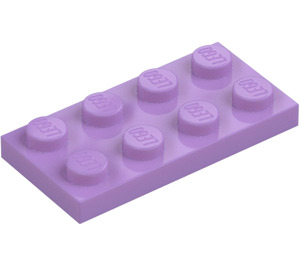 LEGO Středně levandulová Deska 2 x 4 (3020)