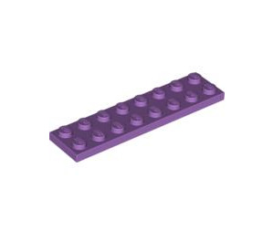 LEGO Mittlerer Lavendel Platte 2 x 8 (3034)