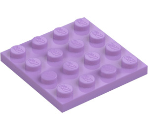 LEGO Lavanda medio Placa 4 x 4 (3031)