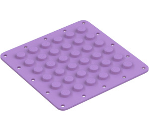 LEGO Medium Lavender Plate 6 x 6 Flex (79998)