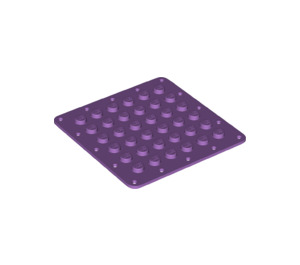LEGO Medium Lavender Plate 6 x 6 Flex (79998)