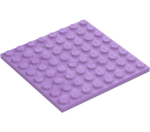 LEGO Lavanda media Piastra 8 x 8 (41539 / 42534)