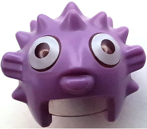 LEGO Medium Lavender Puffer Fish Helmet with Visor (34625 / 38723)