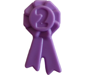 LEGO Medium Lavender Rosette Ribbon No. 2 (92355)