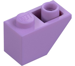 LEGO Medium Lavendel Backe 1 x 2 (45°) Omvänd (3665)