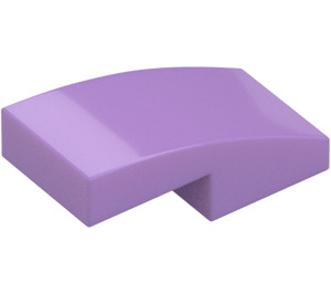 LEGO Medium Lavender Slope 1 x 2 Curved (3593 / 11477)