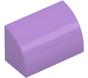 LEGO Medium Lavender Slope 1 x 2 Curved (37352 / 98030)