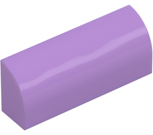 LEGO Medium Lavender Slope 1 x 4 Curved (6191 / 10314)