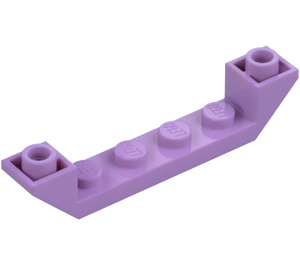 LEGO Medium Lavender Slope 1 x 6 (45°) Double Inverted with Open Center (52501)