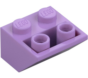 LEGO Lavanda medio Con pendiente 2 x 2 (45°) Invertido con espaciador plano debajo (3660)