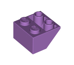 LEGO Medium Lavender Slope 2 x 2 (45°) Inverted with Flat Spacer Underneath (3660)