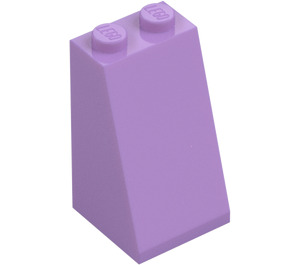 LEGO Mittlerer Lavendel Schrägstein 2 x 2 x 3 (75°) (Feste Noppen) (98560)