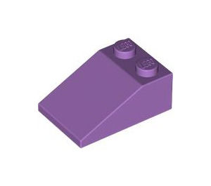 LEGO Mittlerer Lavendel Steigung 2 x 3 (25°) mit rauer Oberfläche (3298)