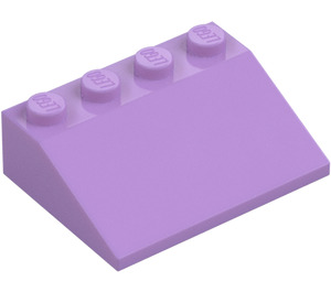 LEGO Mittlerer Lavendel Schrägstein 3 x 4 (25°) (3016 / 3297)