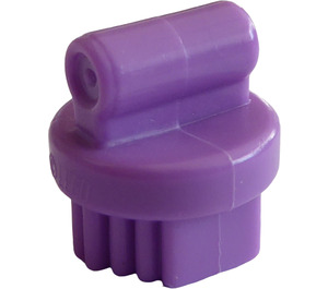 LEGO Medium lavendel Klein Ronde Grooming Brush (92355)