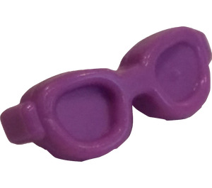 LEGO Mittlerer Lavendel Sonnenbrille - Oval (93080)