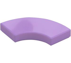 LEGO Medium Lavender Tile 2 x 2 Curved Corner (27925)