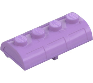 LEGO Medium Lavender Treasure Chest Lid 2 x 4 with Thick Hinge (4739 / 29336)