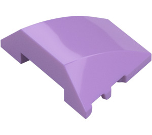 LEGO Medium Lavender Wedge Curved 3 x 4 Triple (64225)