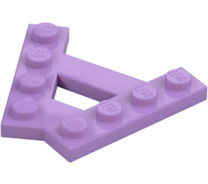 LEGO Medium Lavender Wedge Plate 1 x 4 A-Frame (45°) (15706)