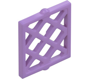 LEGO Medium Lavender Window Pane 1 x 2 x 2 Lattice (3273 / 38320)