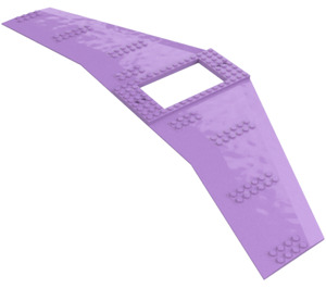 LEGO Medium Lavender Wing 20 x 56 with Cutout and 4 Holes (93541)