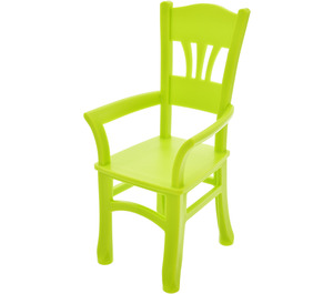 LEGO Medium Lime Dining Table Chair (6925)