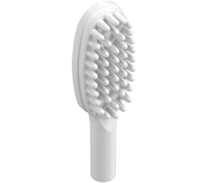 LEGO Medium lime Hairbrush med kort håndtak (10 mm) (3852)